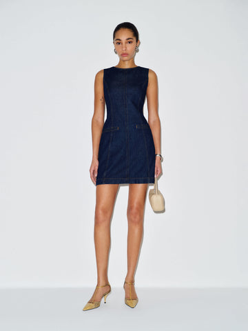 Citron Denim Mini Dress