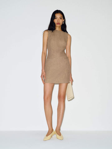 Citron Linen Dress