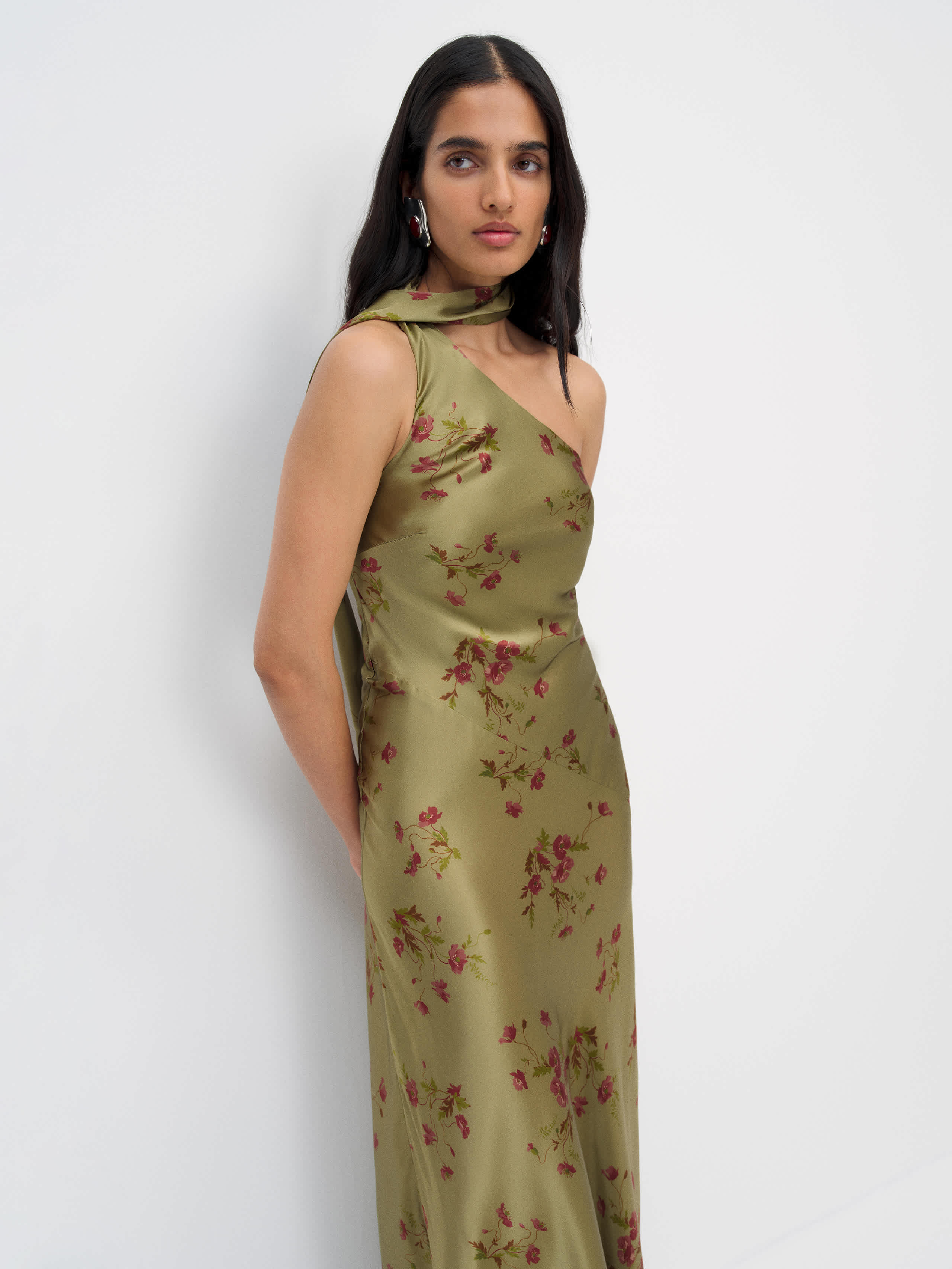 Jazzlyn Silk Dress