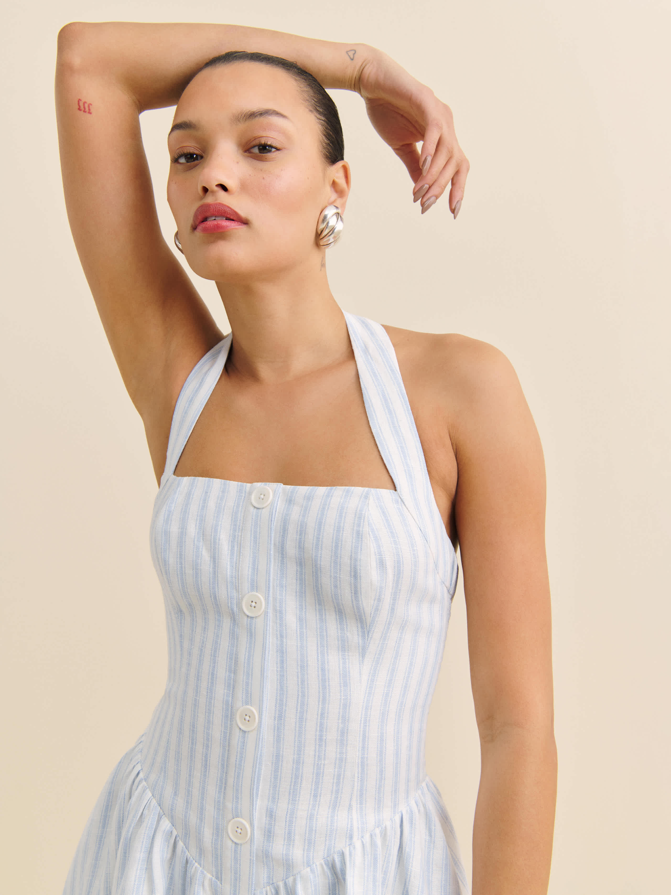 Mariela Linen Dress