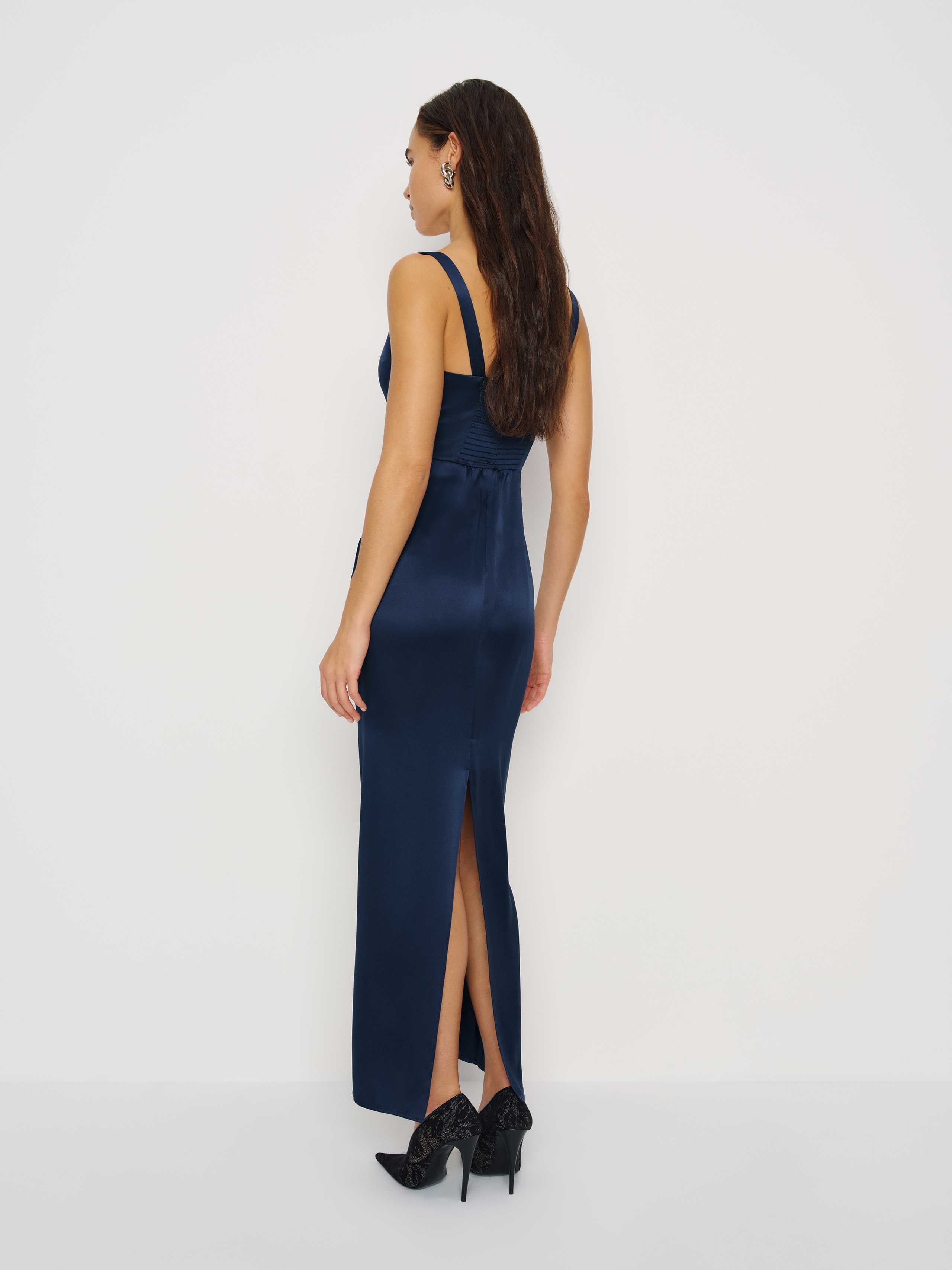 Ambre Silk Dress