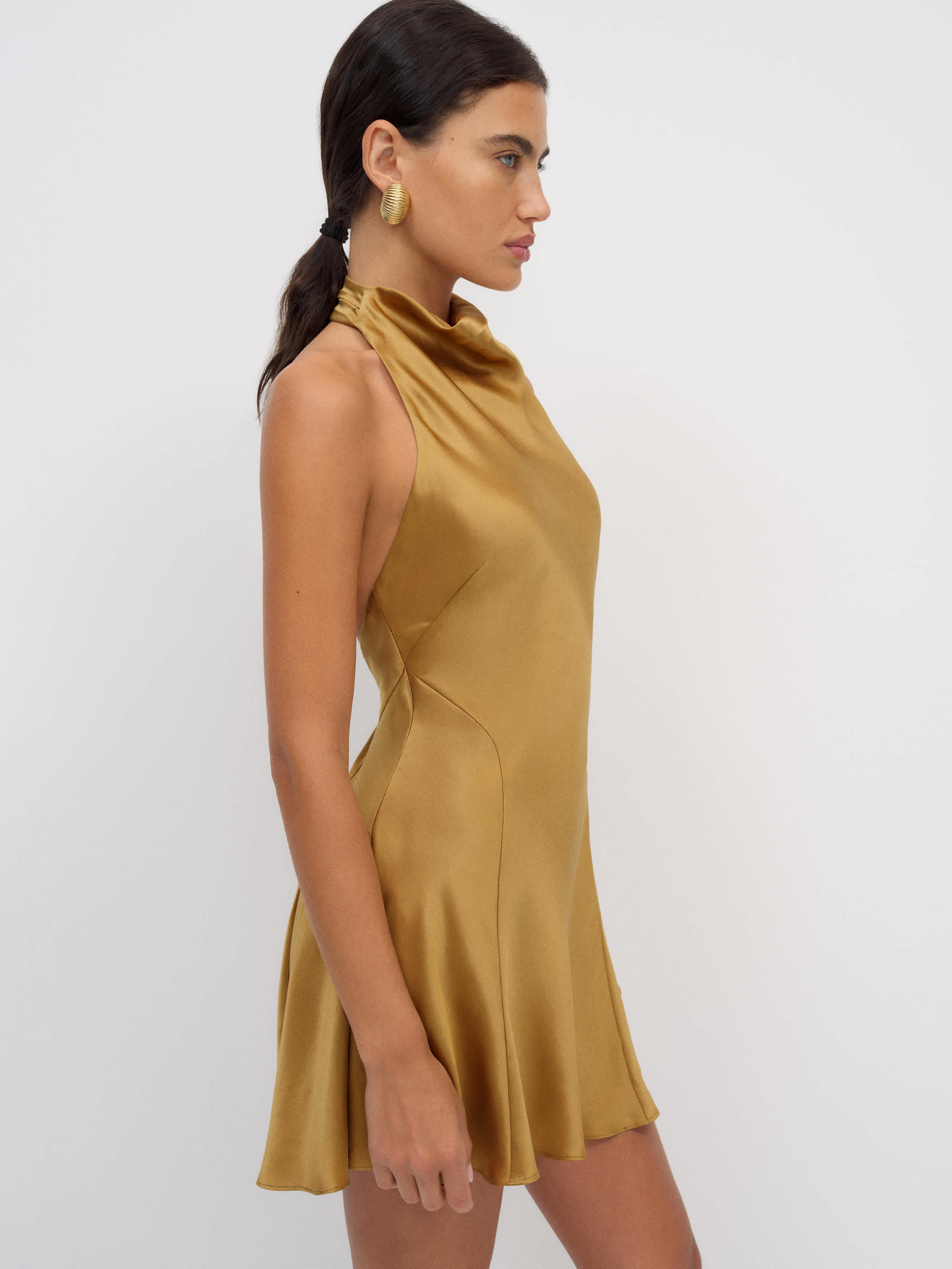 Roy Silk Mini Dress