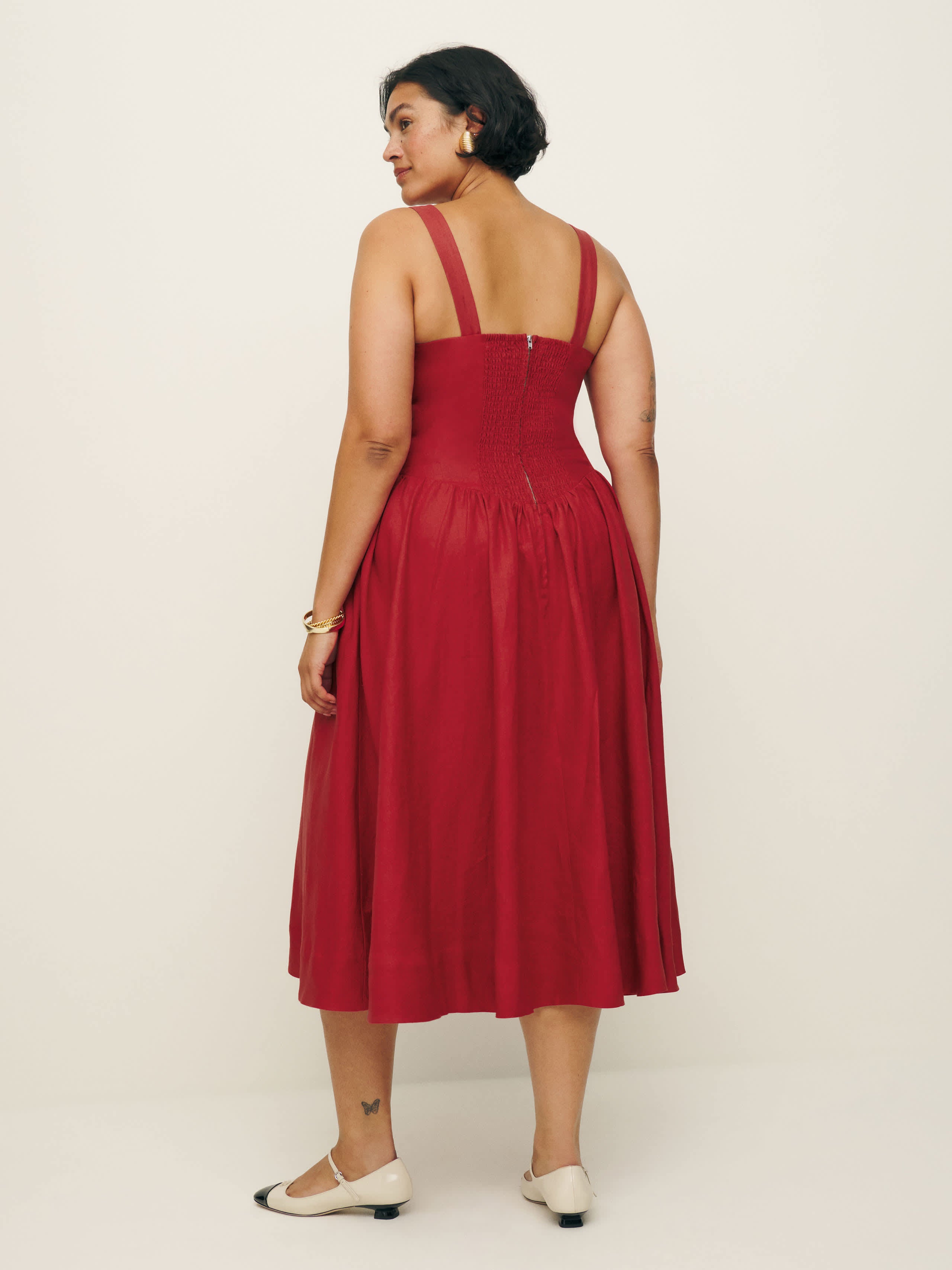 Balia Linen Dress Es
