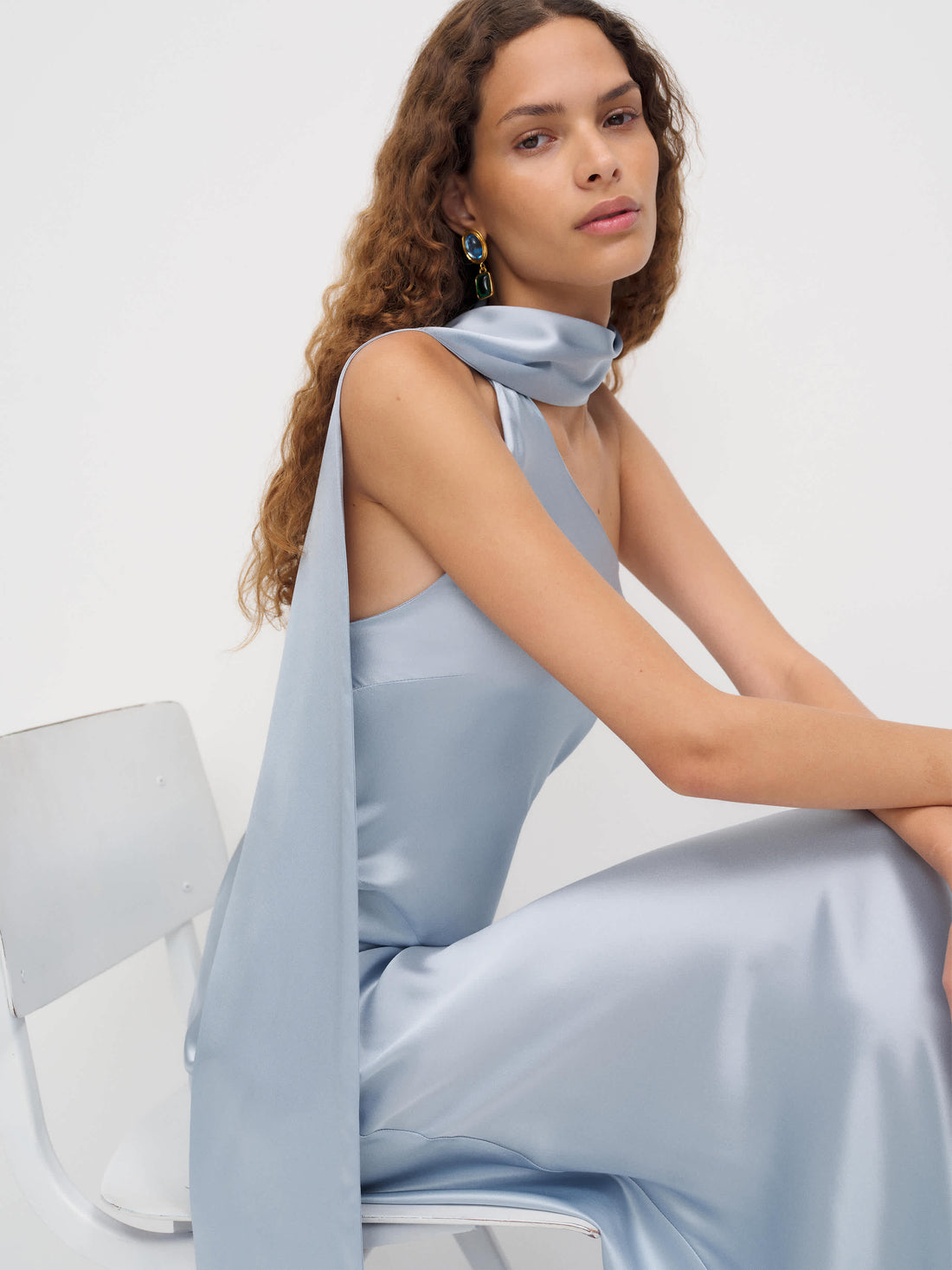 Jazzlyn Silk Dress