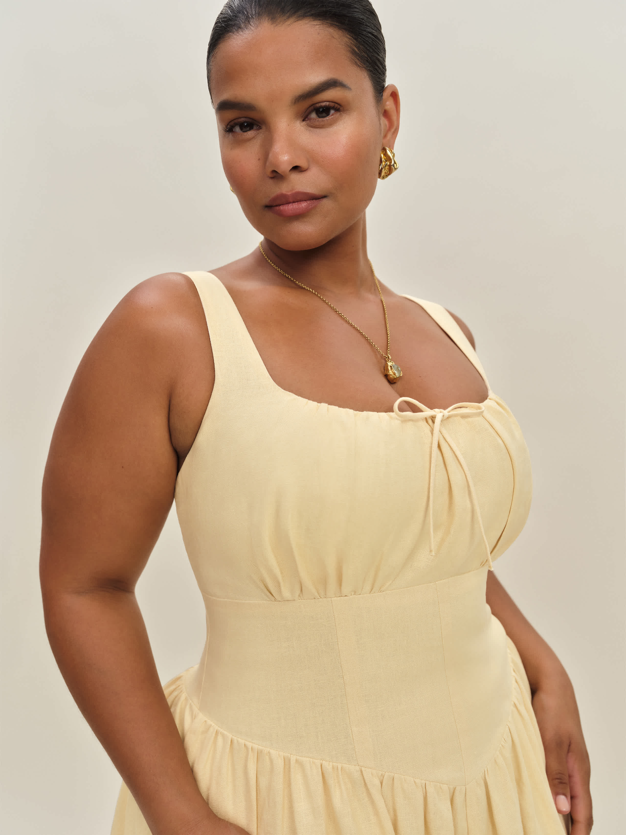 Balia Linen Dress Es