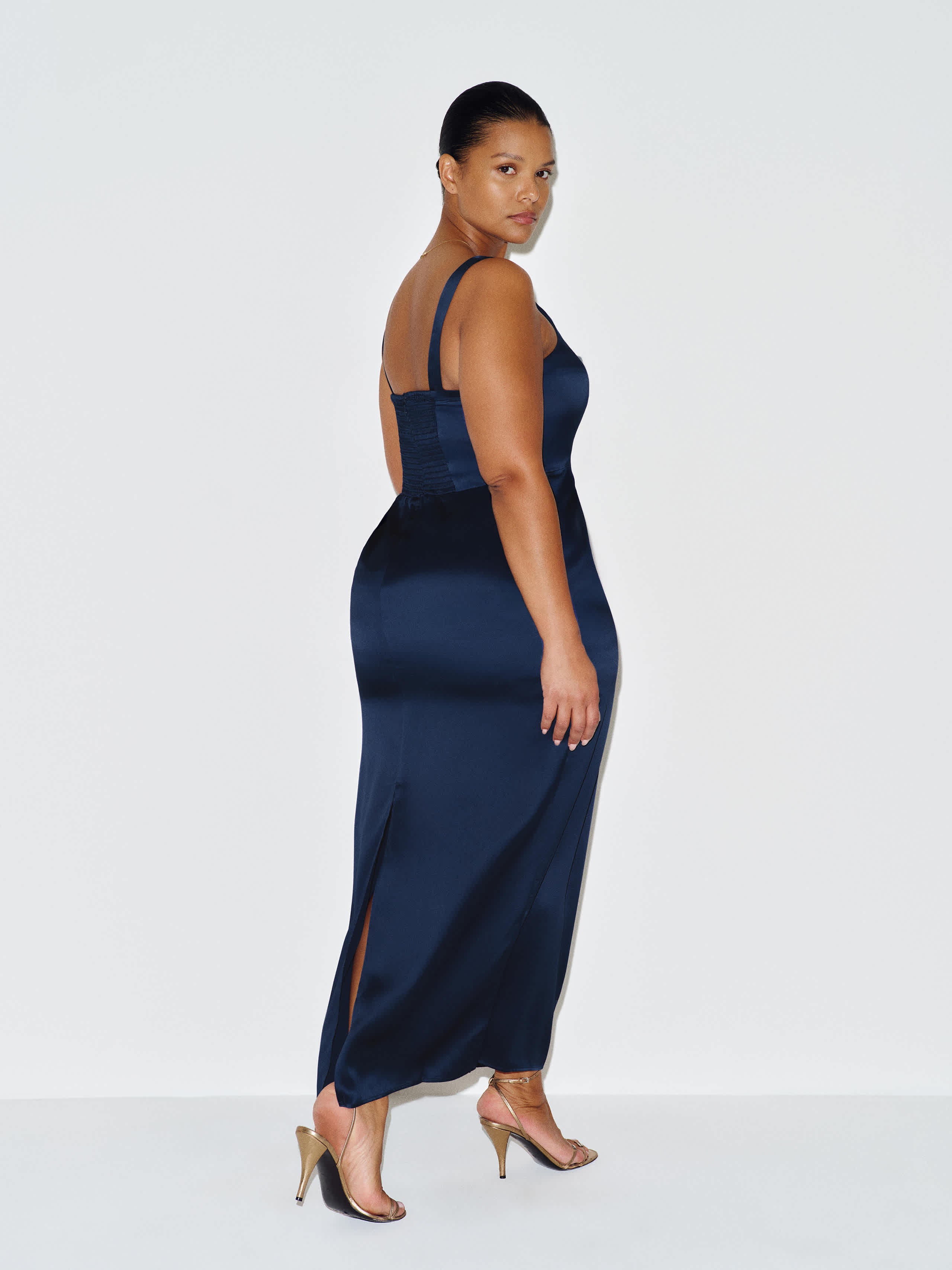 Ambre Silk Dress Es