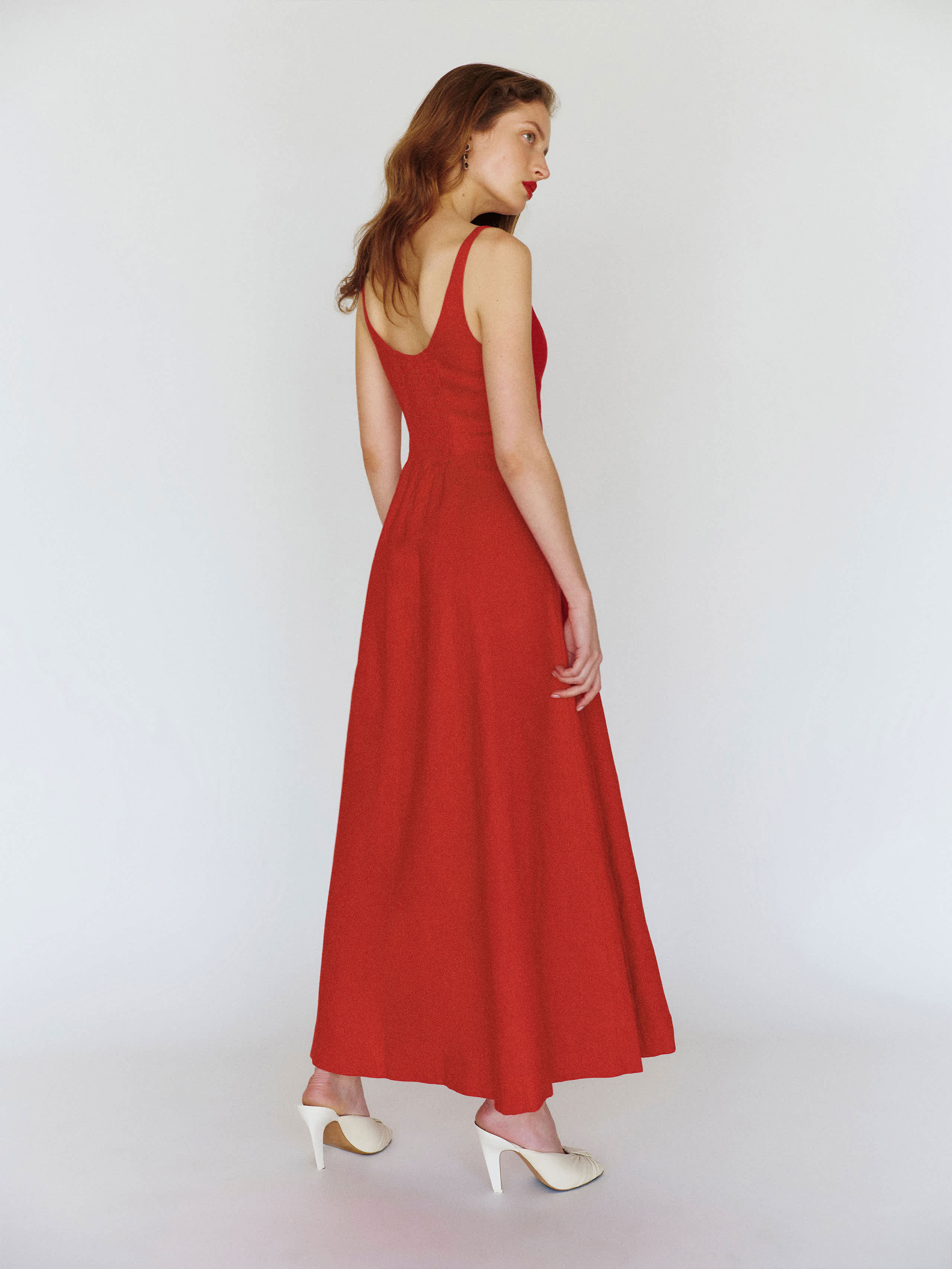 Fraise Linen Dress