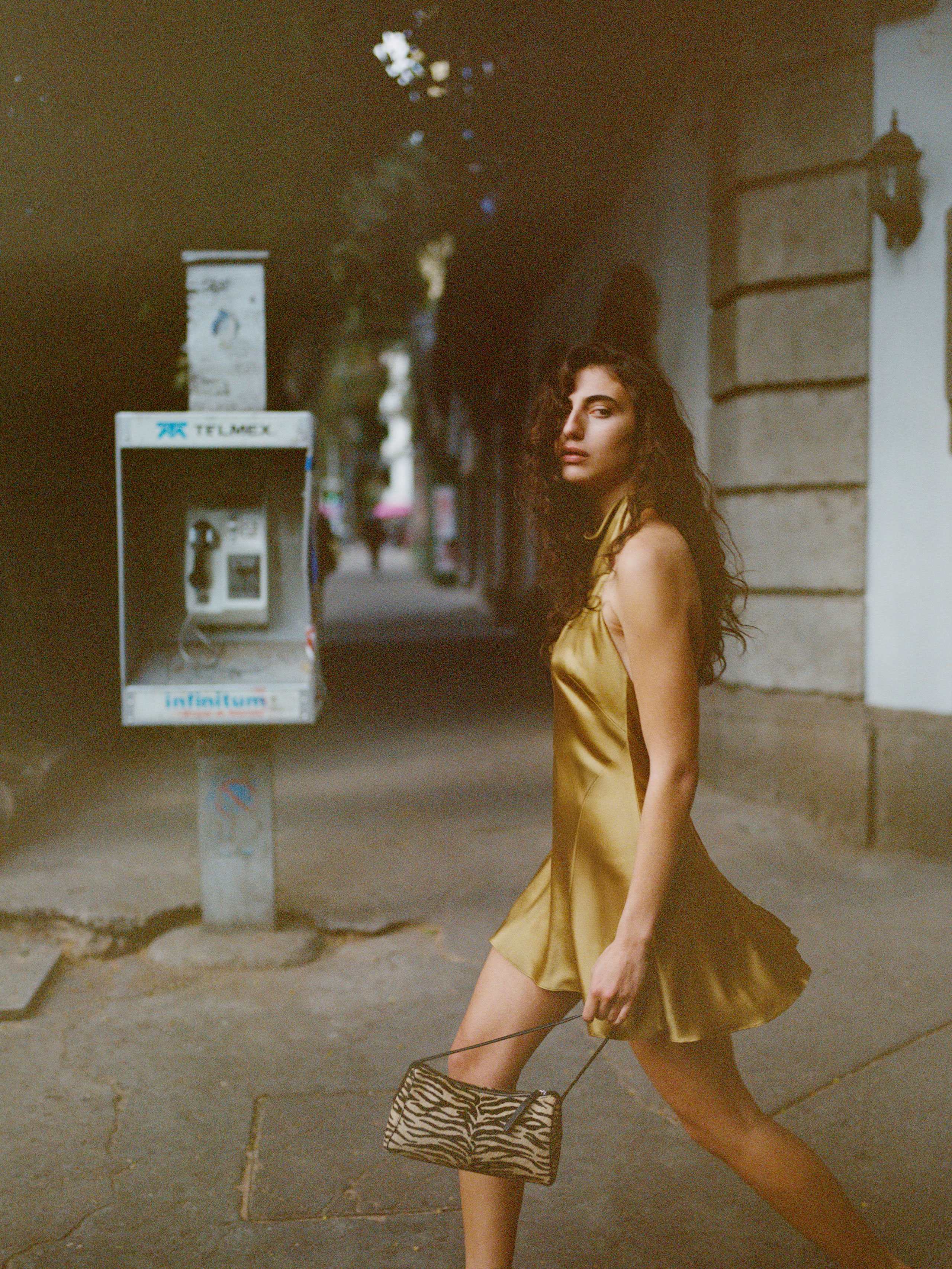 Roy Silk Mini Dress