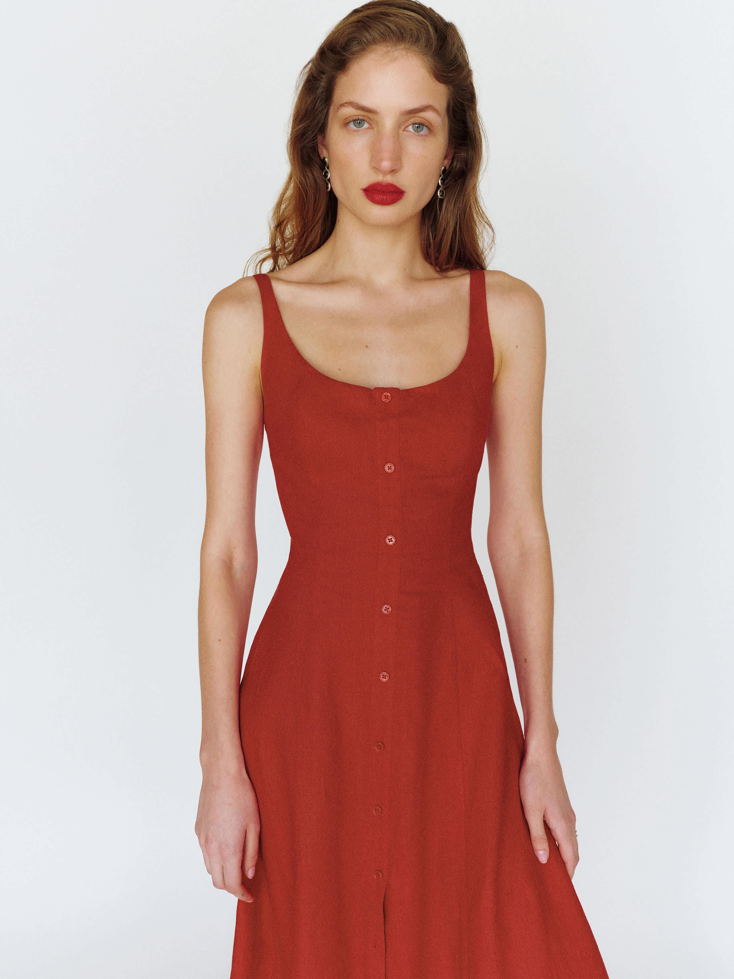 Fraise Linen Dress