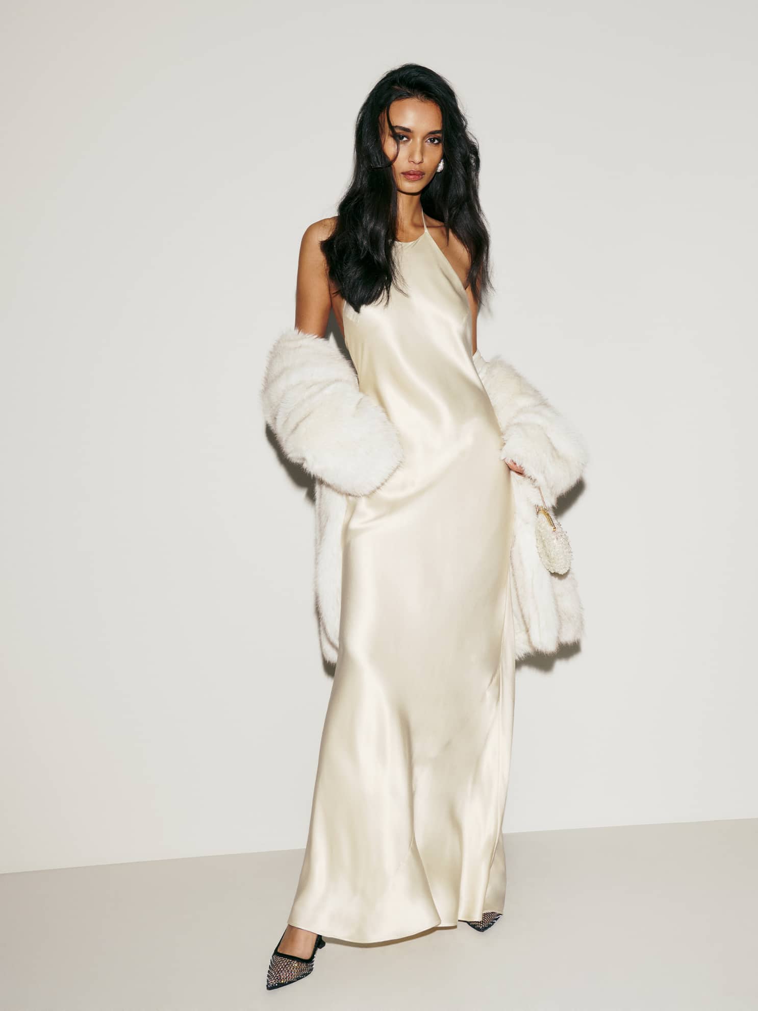 Petites Jeany Silk Dress