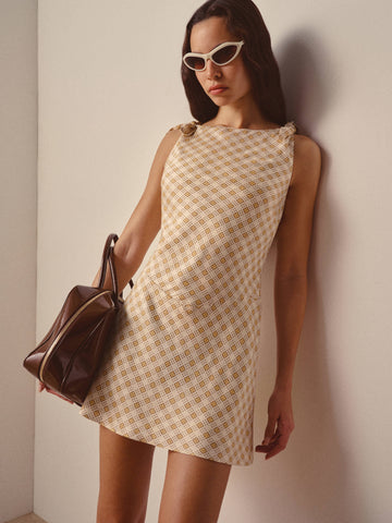 Louisa Silk Twill Dress