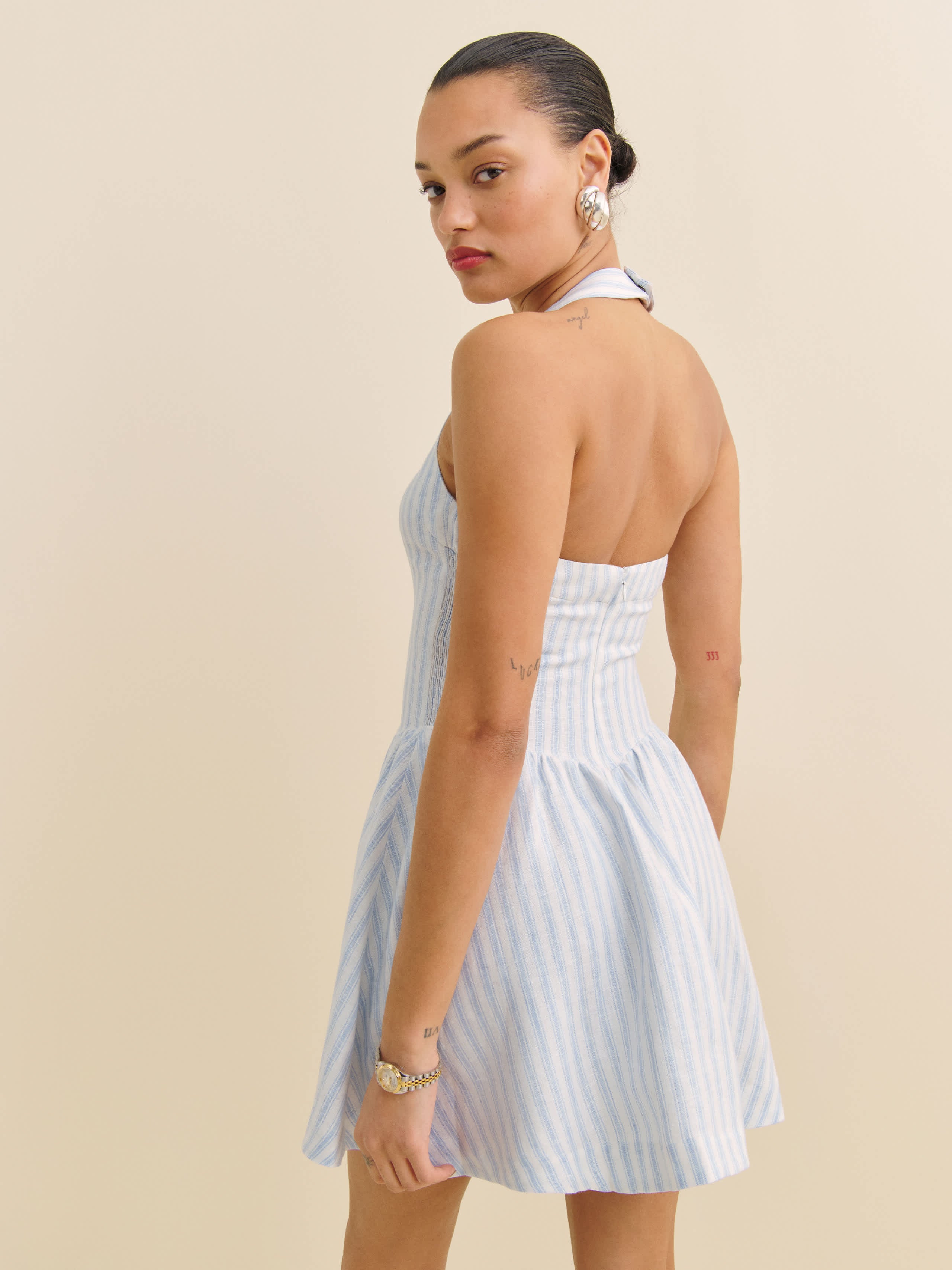 Mariela Linen Dress