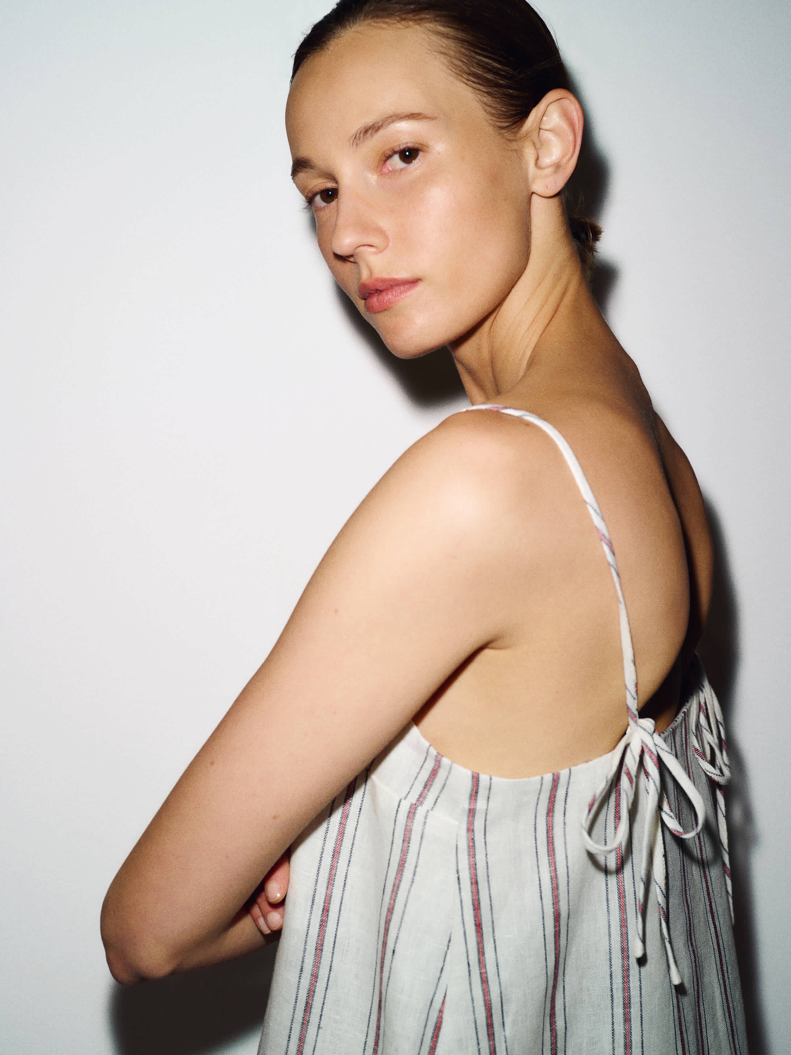 Aubree Linen Dress