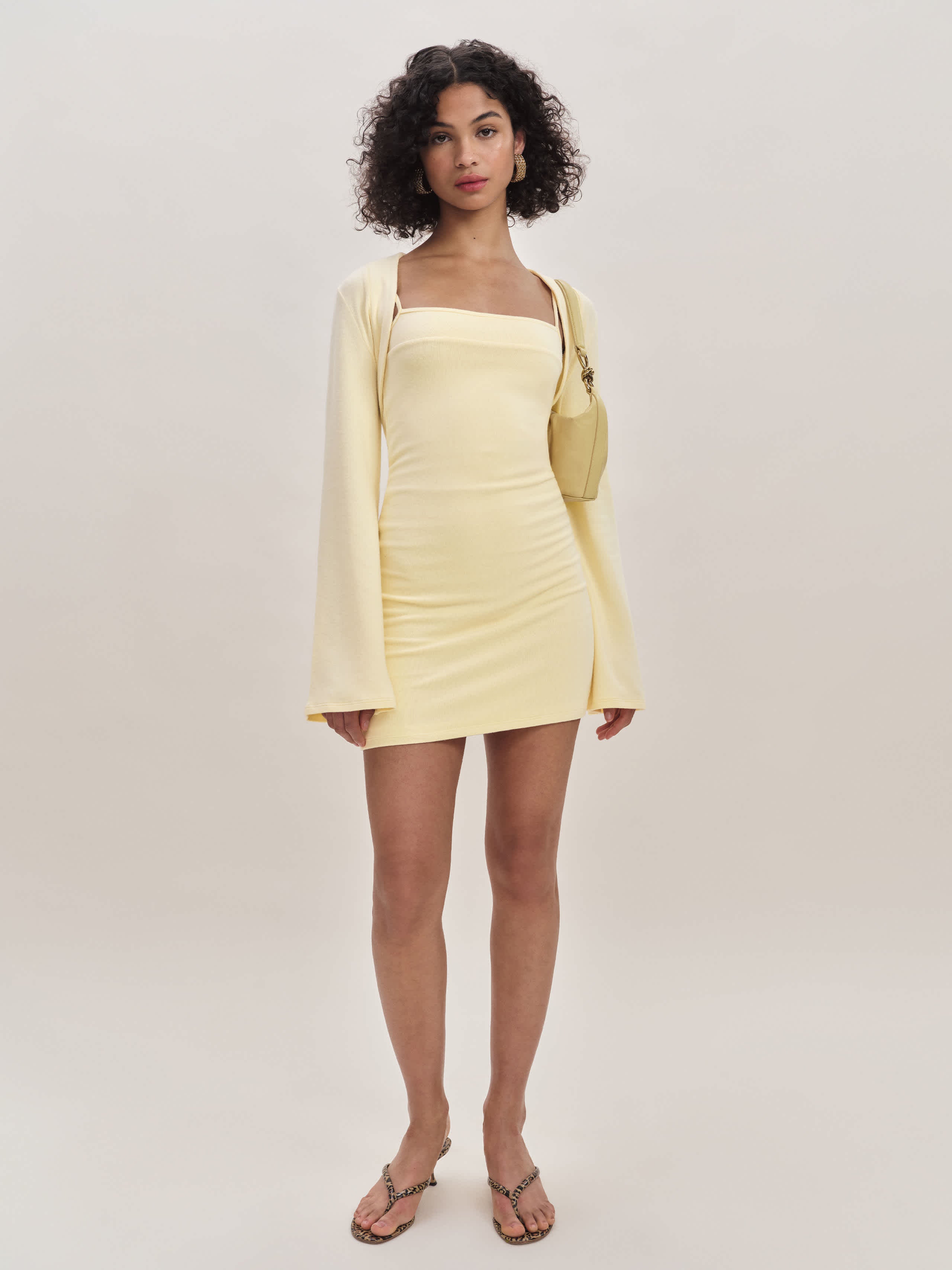 Chloe Knit Shrug Dress Set