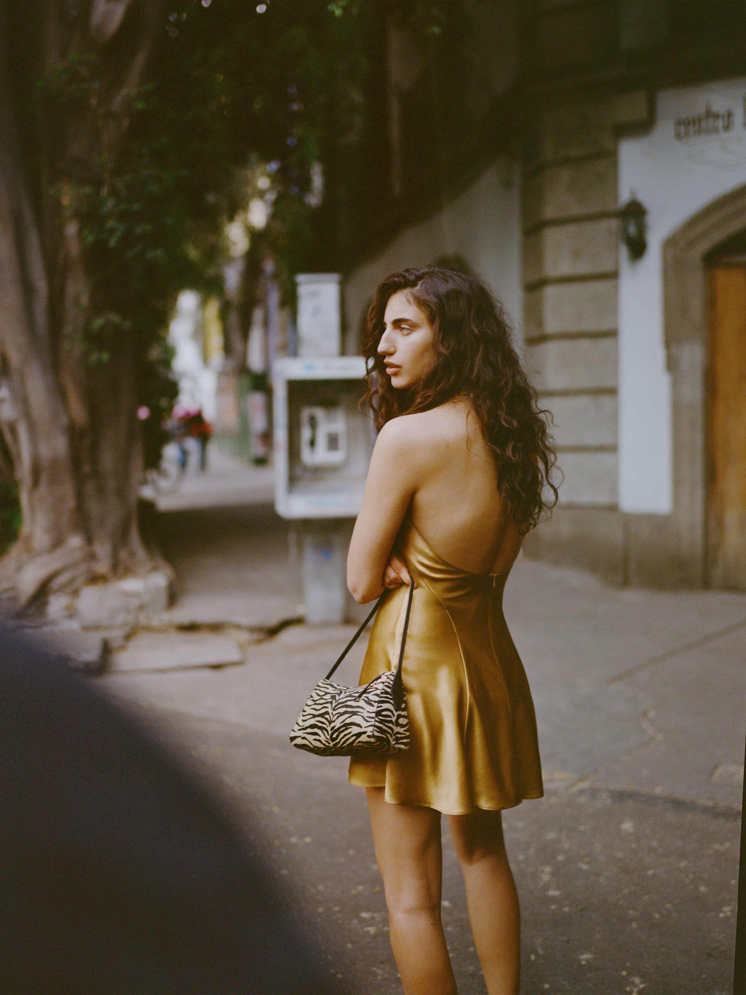 Roy Silk Mini Dress