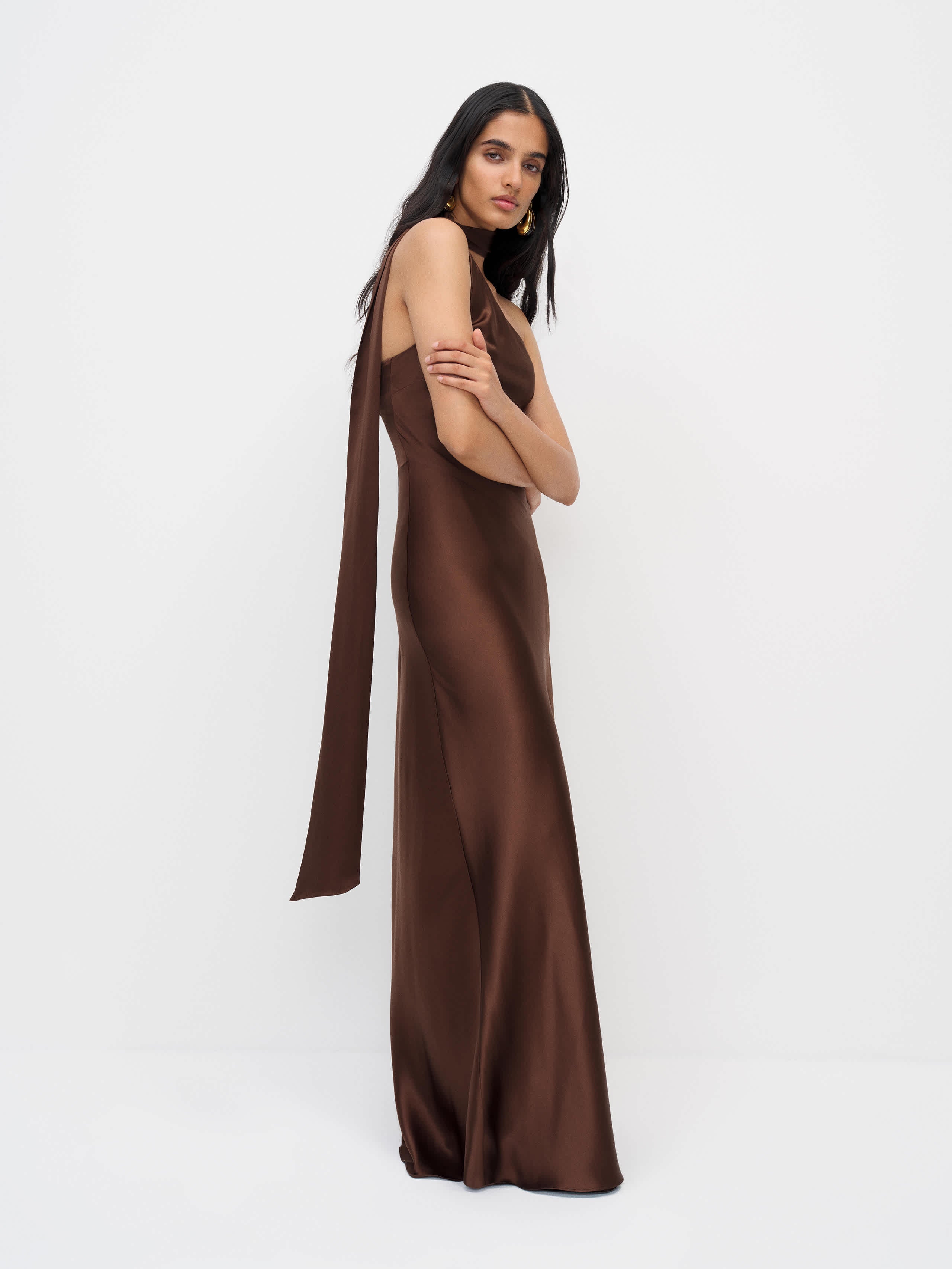 Jazzlyn Silk Dress