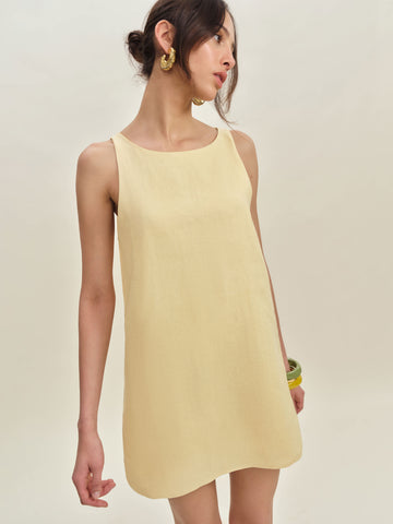 Jessi Linen Dress