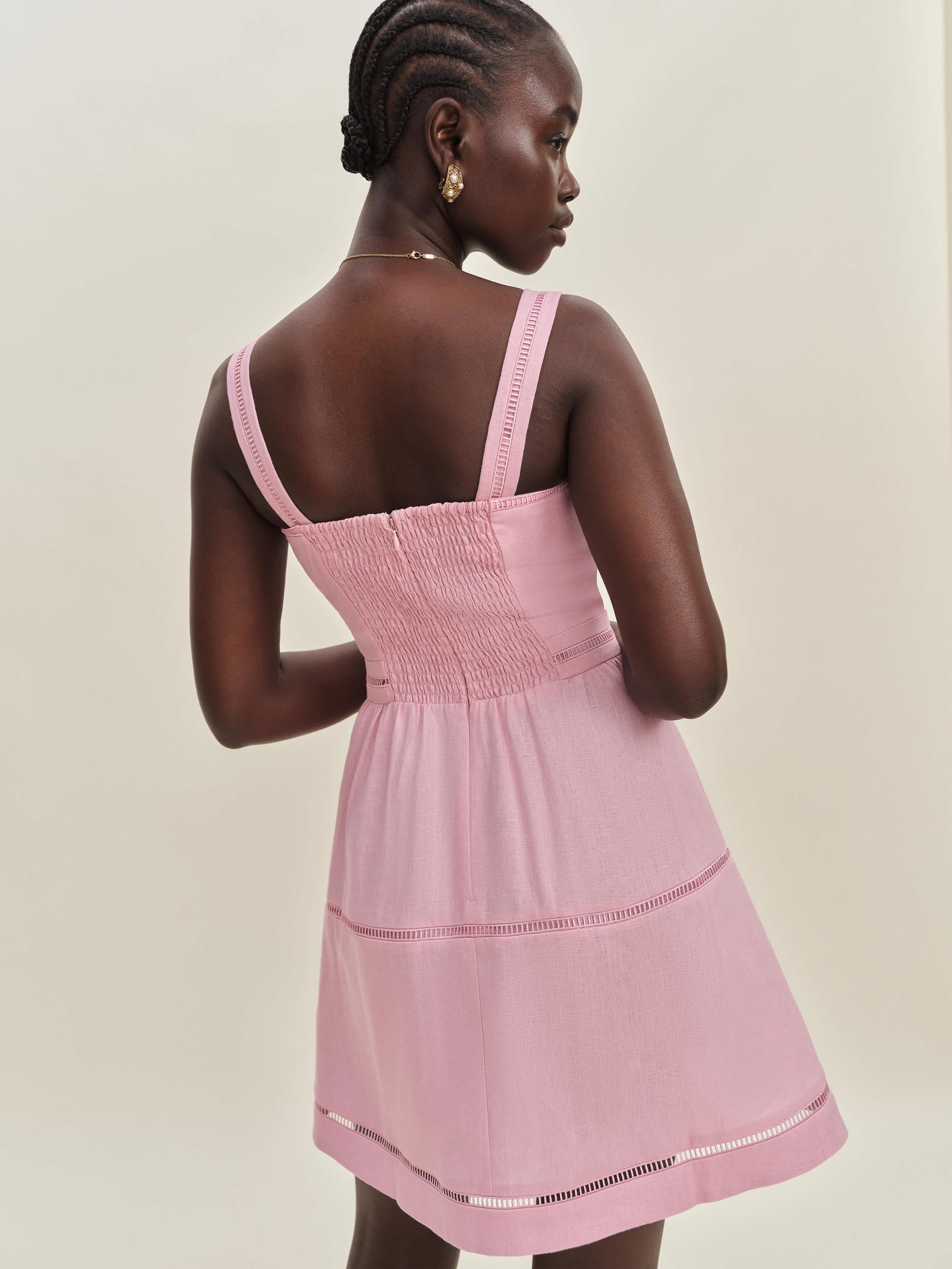 Everett Mini Linen Dress