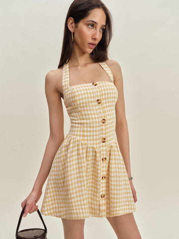 Mariela Linen Dress