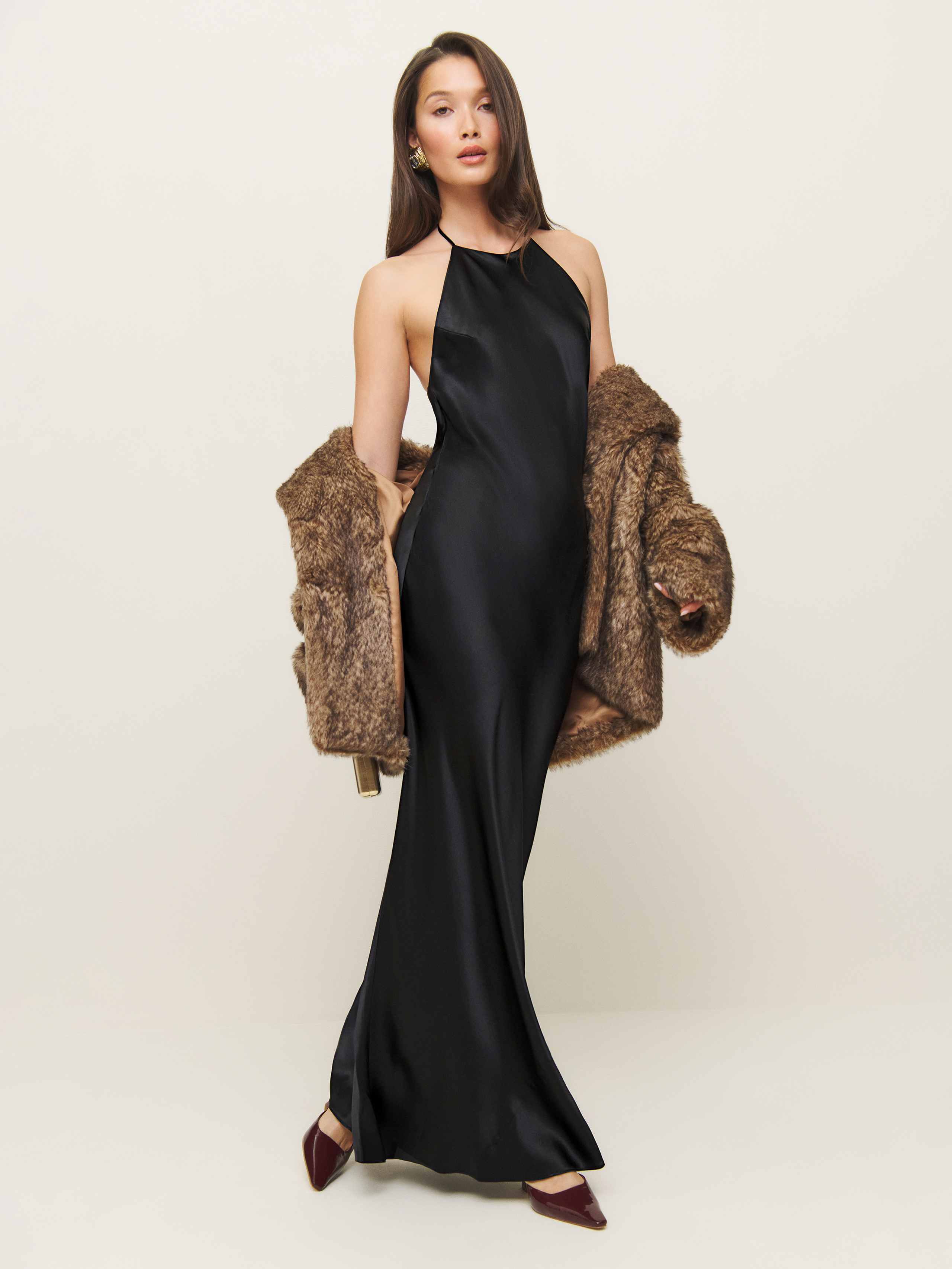 Petites Jeany Silk Dress