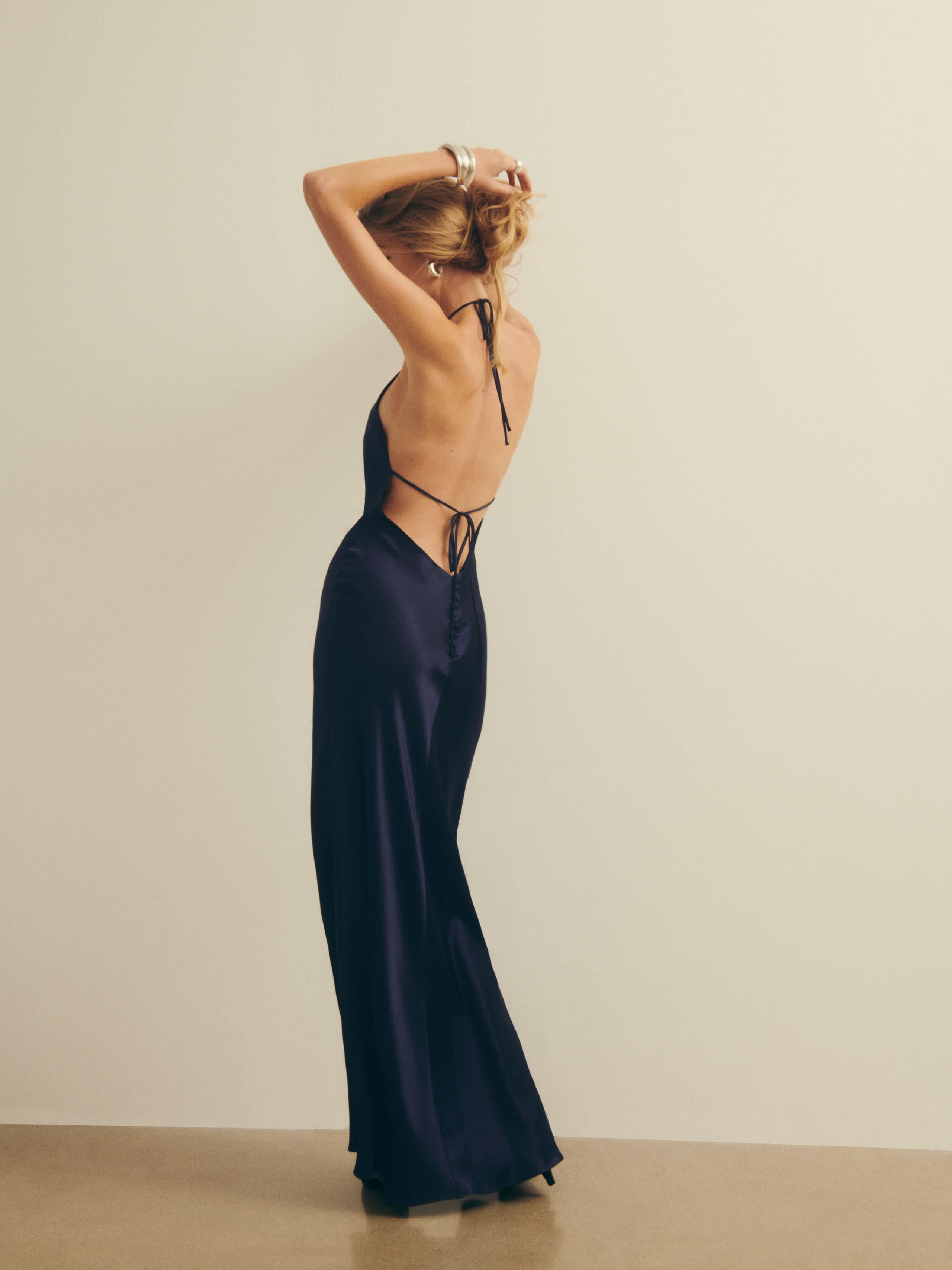 Petites Jeany Silk Dress