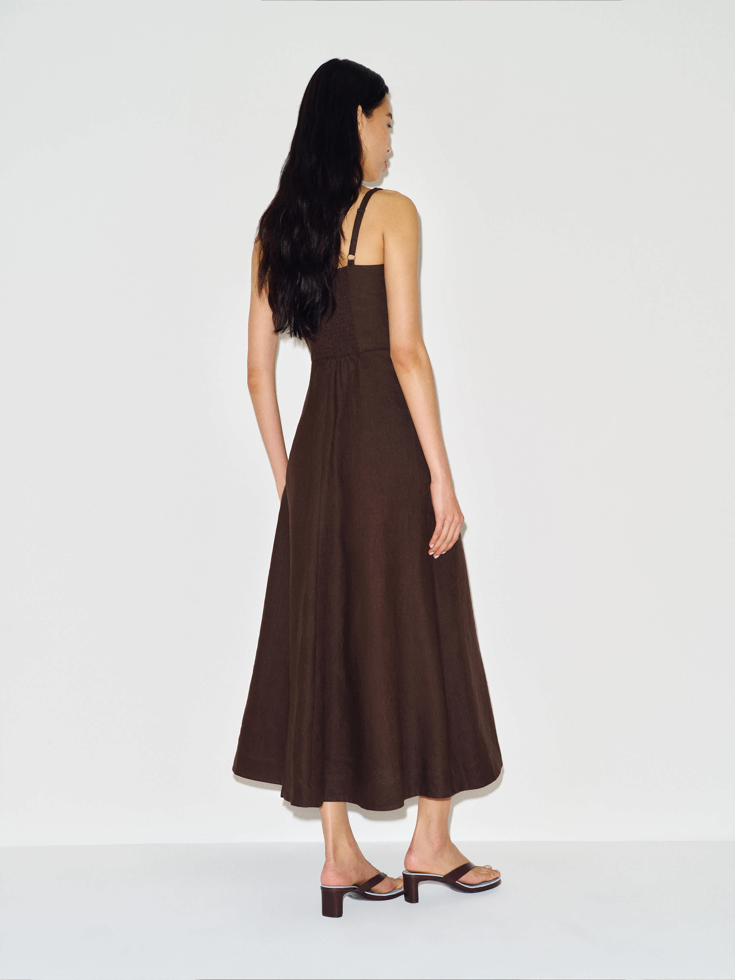 Petites Sabine Linen Dress