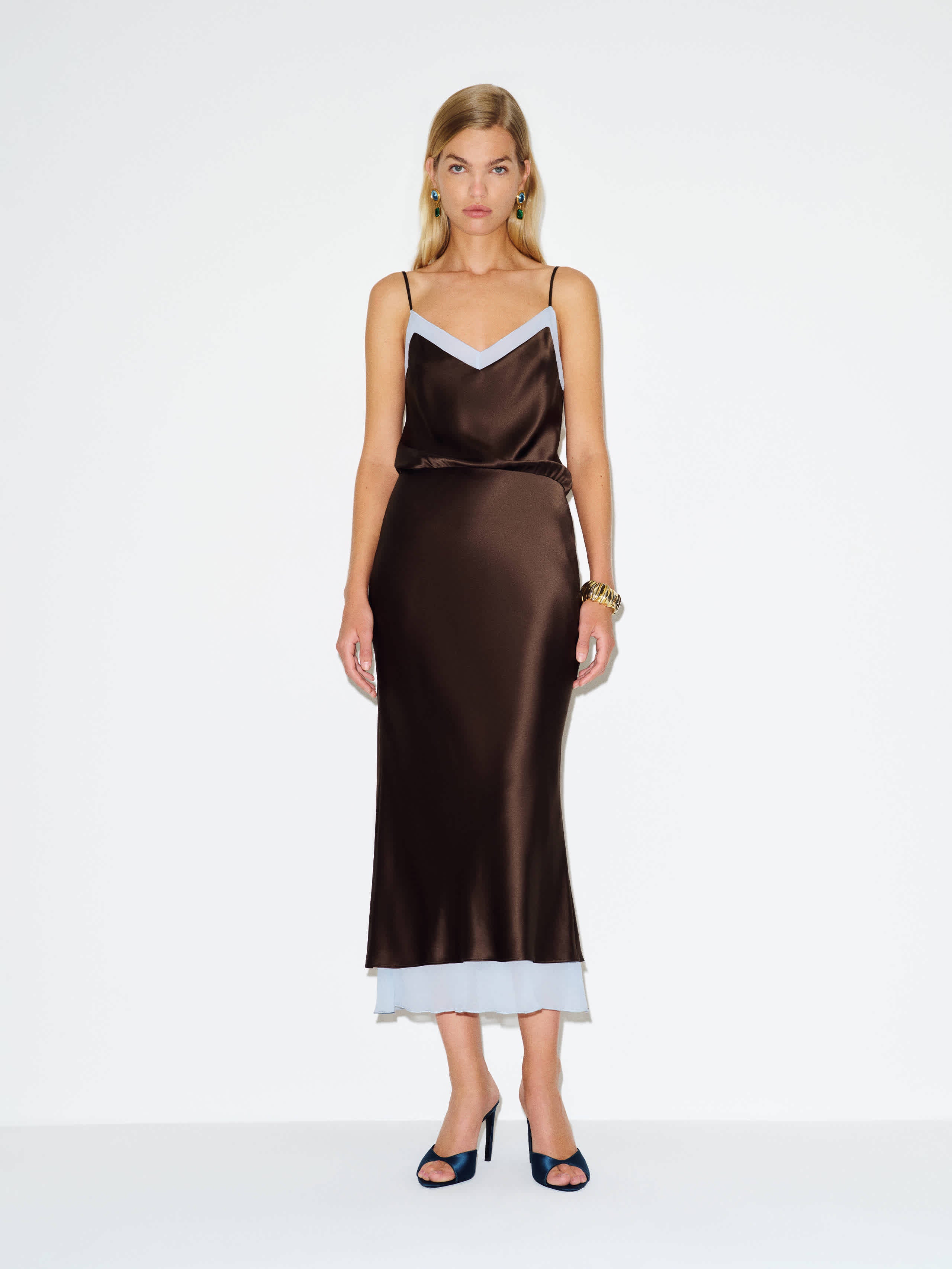 Kelsa Silk Dress