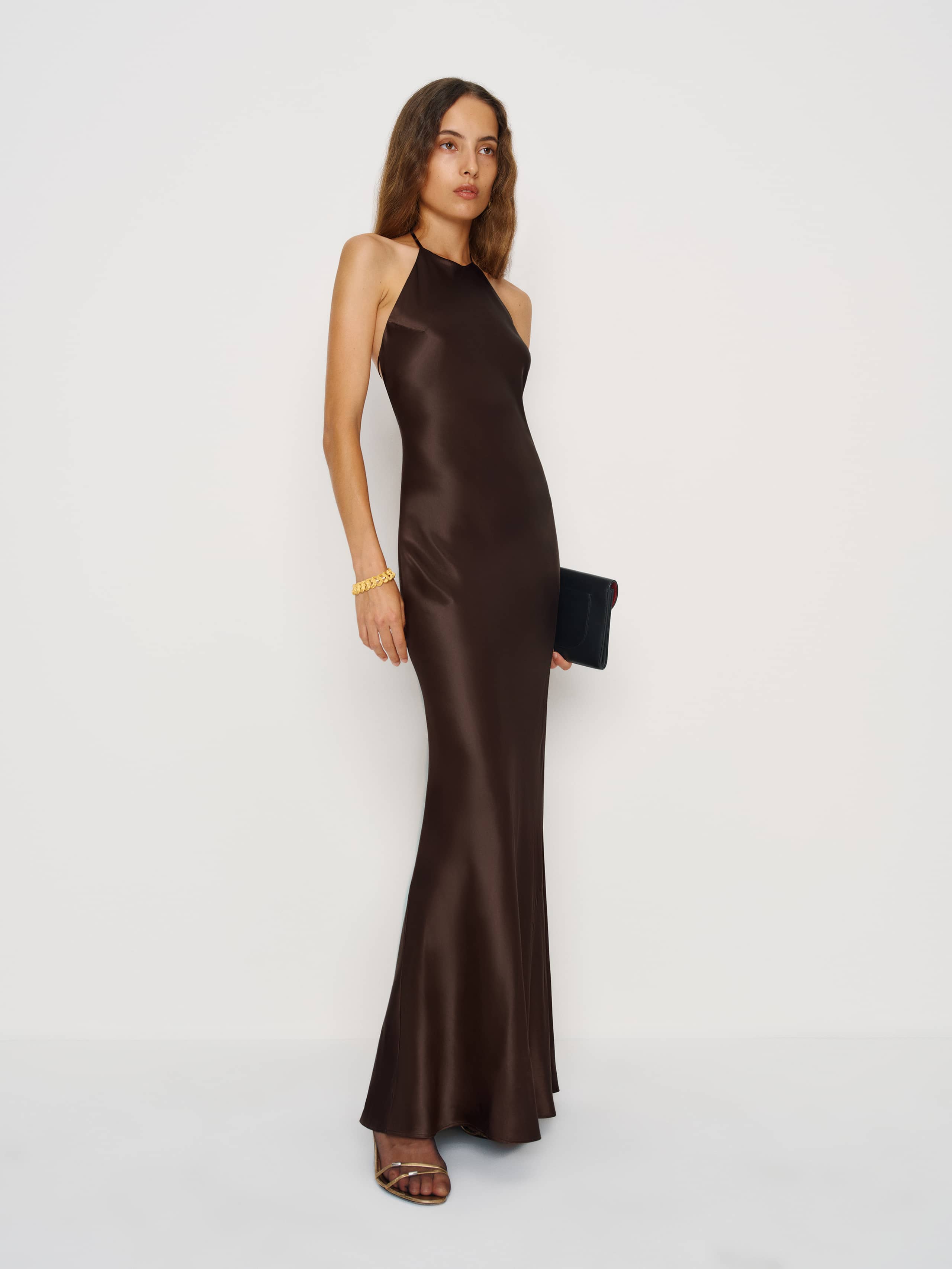 Petites Jeany Silk Dress