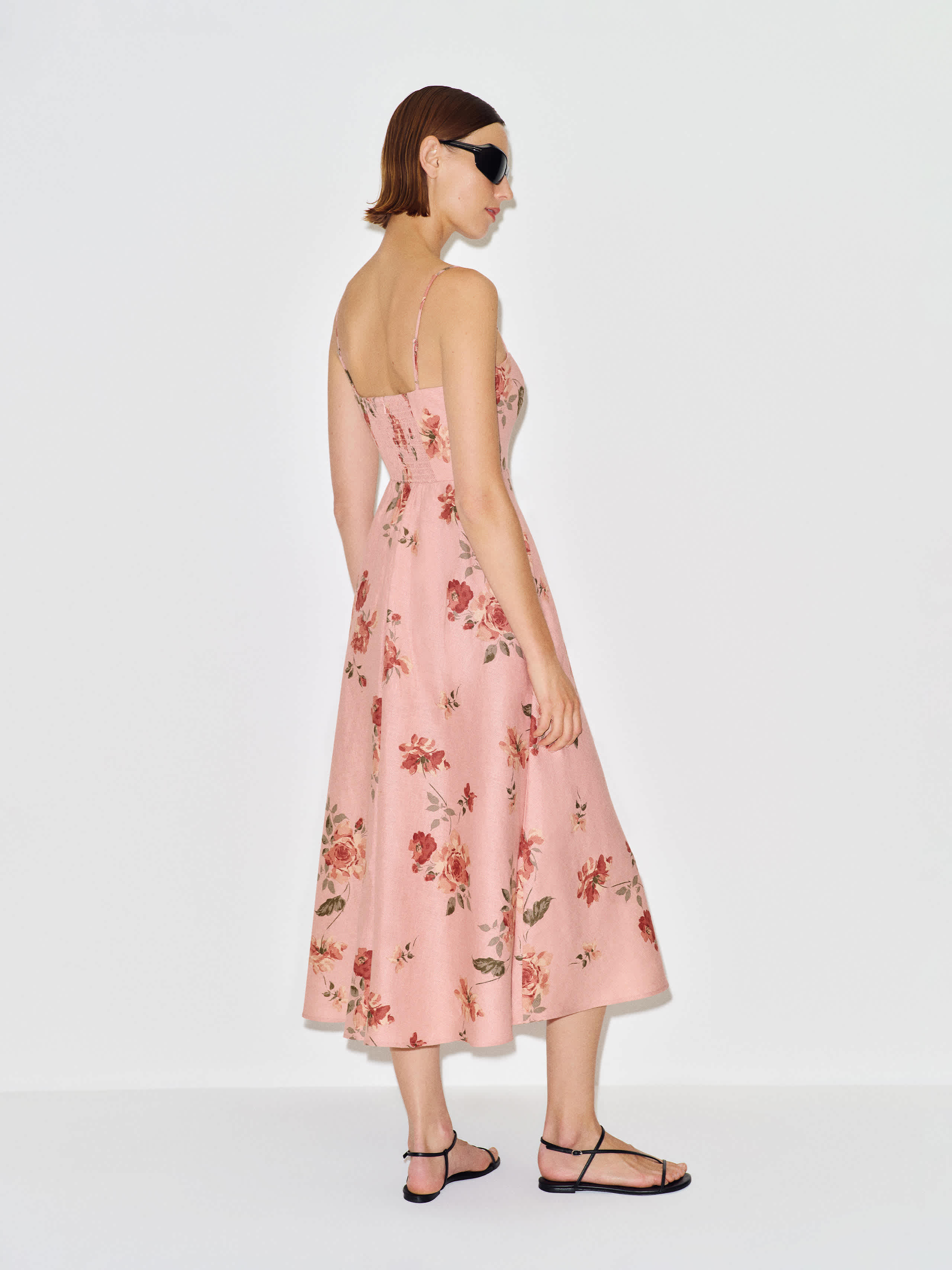 Monette Linen Dress