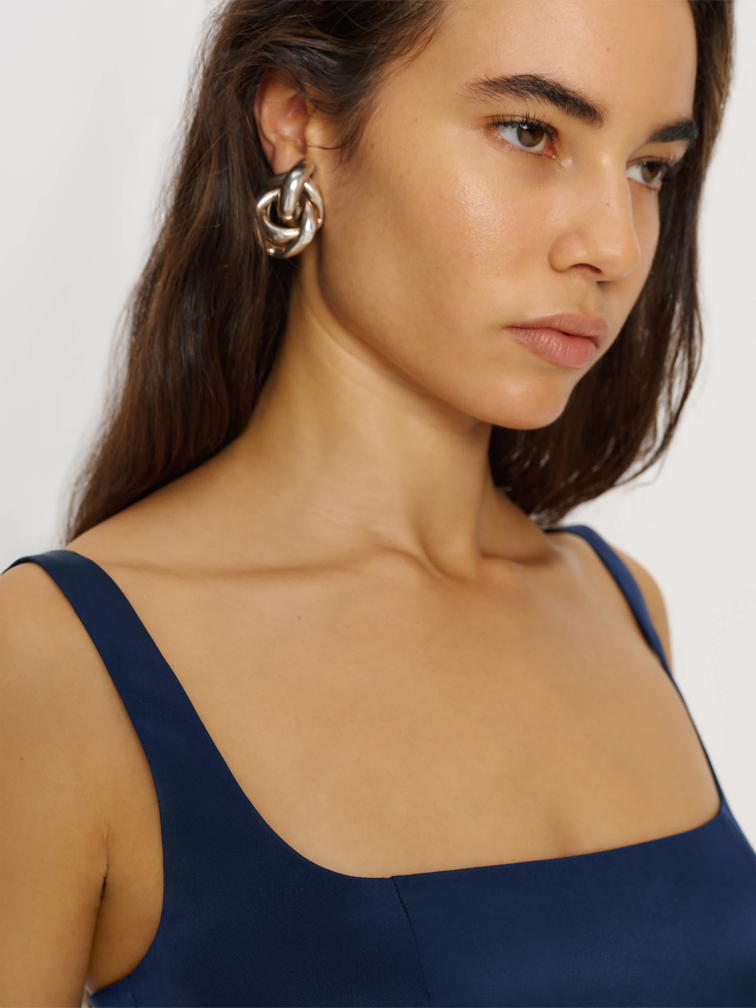 Ambre Silk Dress