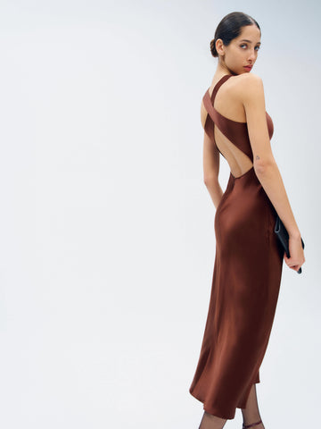 Casette Silk Dress