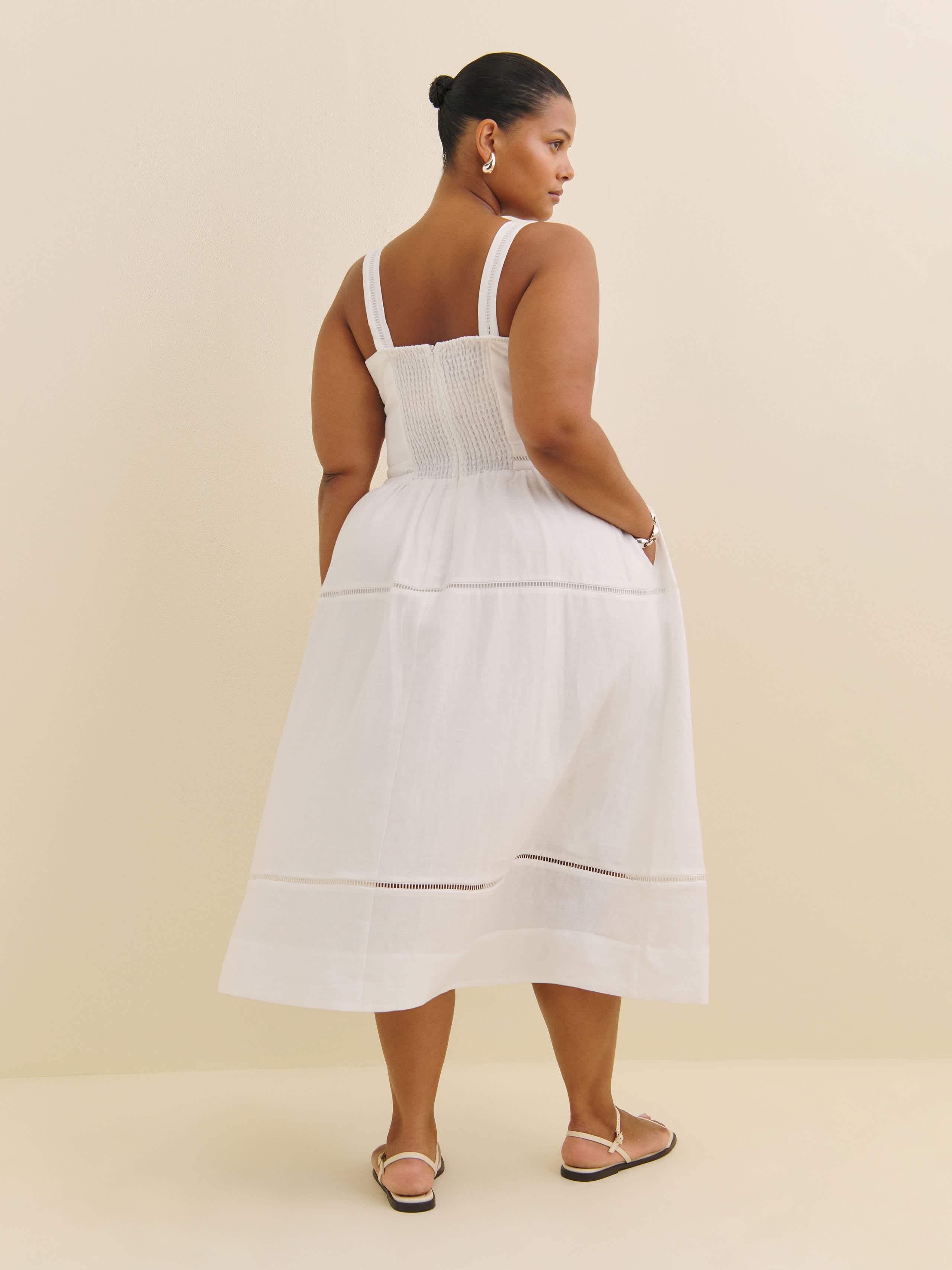 Everett Linen Dress Es