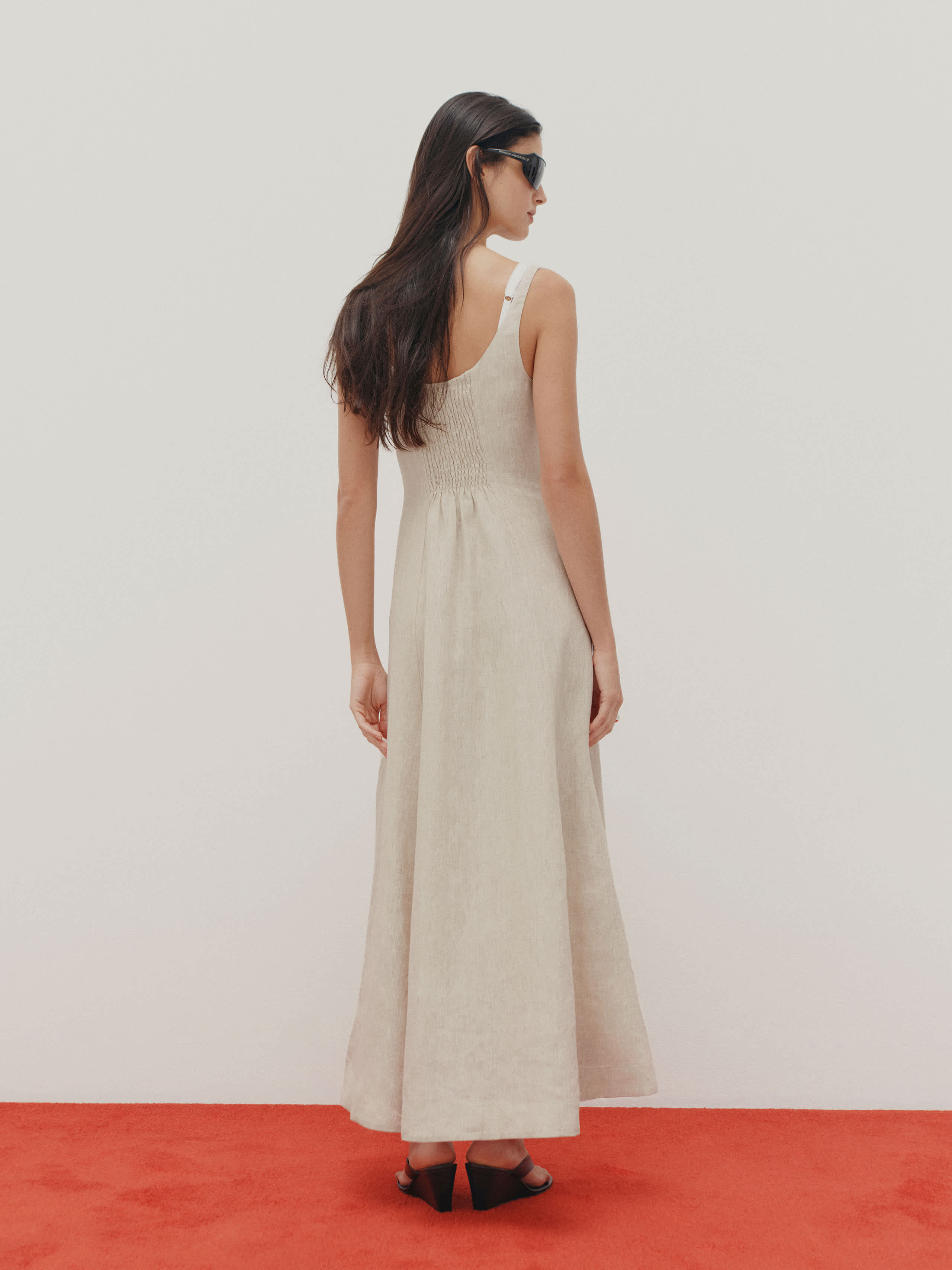 Fraise Linen Dress