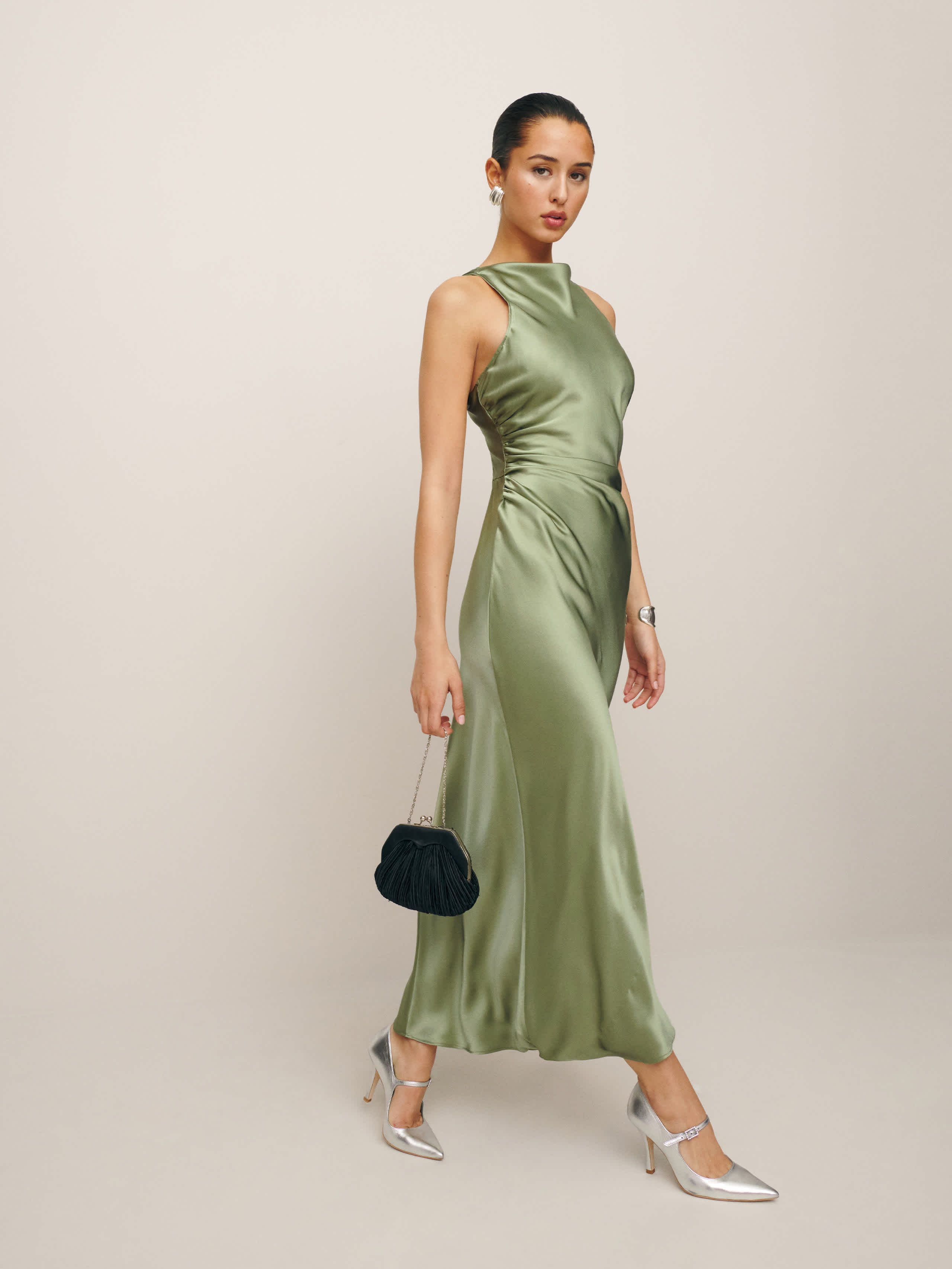 Petites Casette Silk Dress