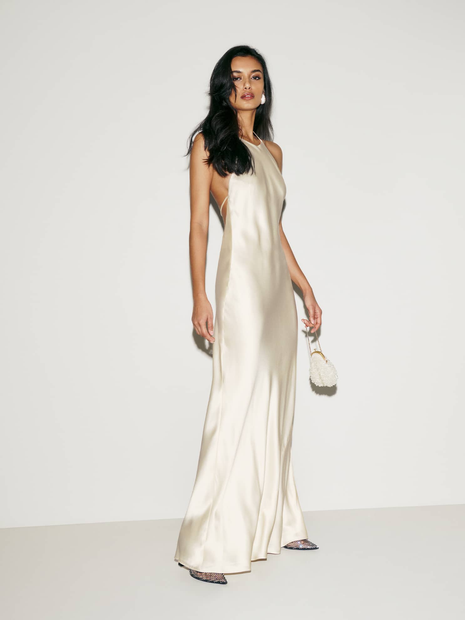 Petites Jeany Silk Dress