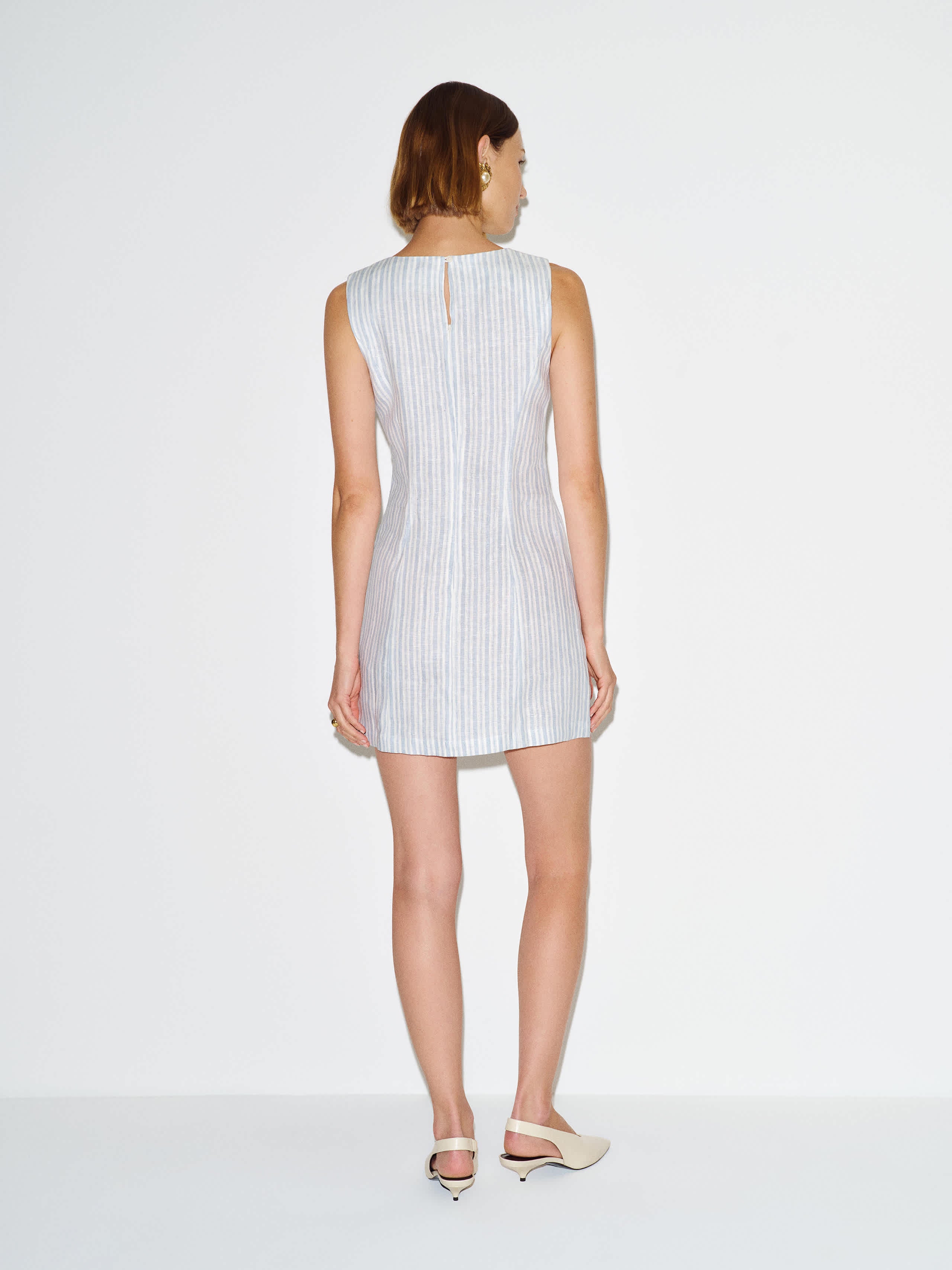 Citron Linen Dress