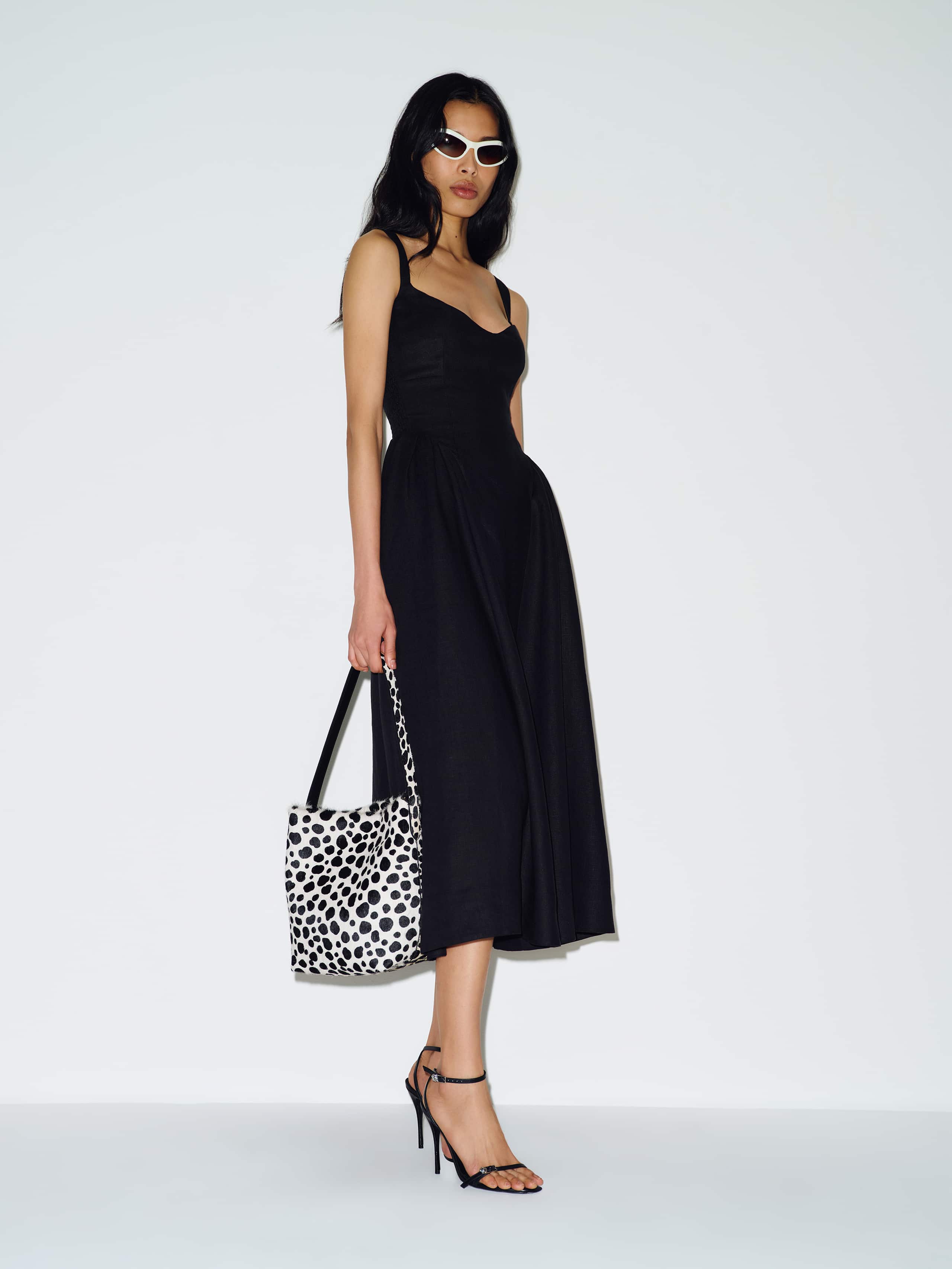 Petites Birdie Linen Dress