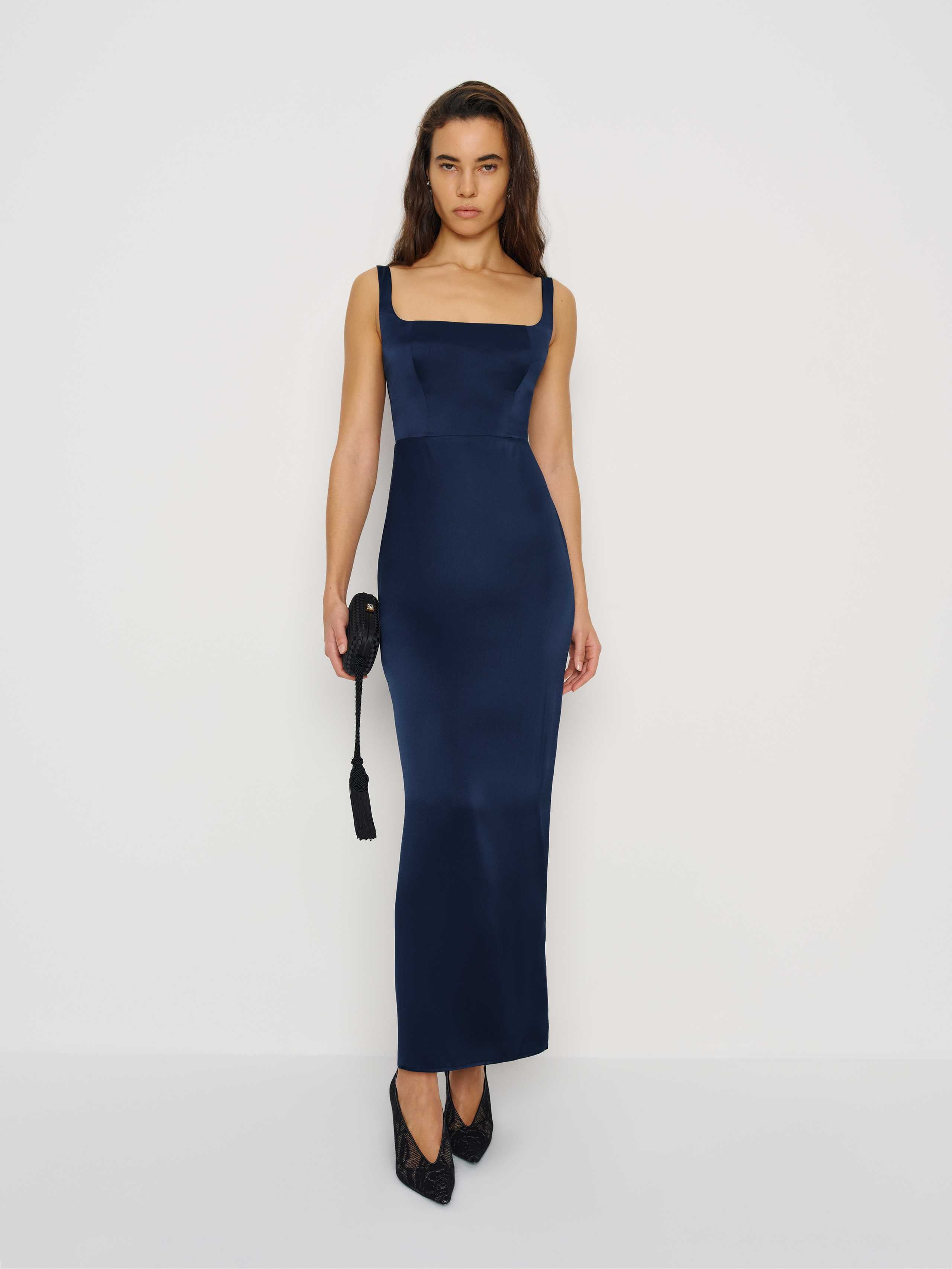 Ambre Silk Dress